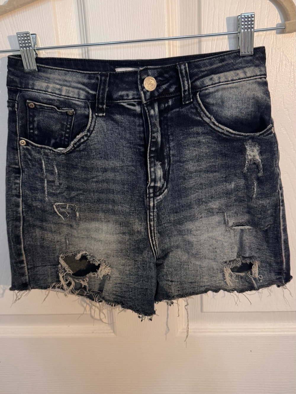 Distressed Denim Women's Shorts